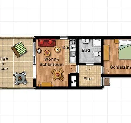 Апартаменты Wohnpark Stadt Hamburg 48 Остзебад Бинц